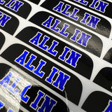 Football Helmet Bumper Decals - Front Bumper